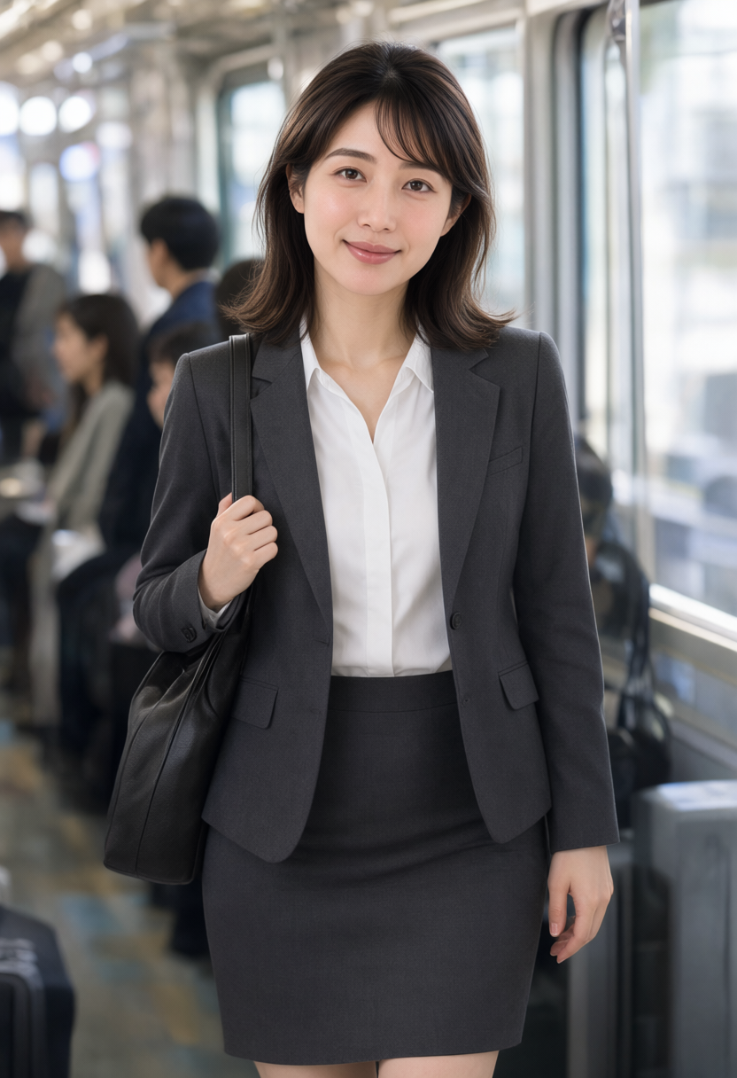 街を歩く藤村いろは